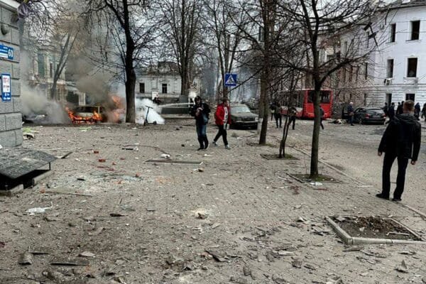 Russia’s missile strike kills more than 20 in Sumy of Ukraine, says the mayor Photo: Ukraine-Russia-conflict-war